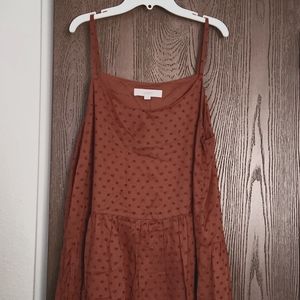 Orange Loft Dress Size Large